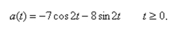 The acceleration function of a body moving along a coordinate line is