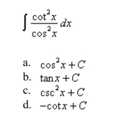 Find the indefinite integral.