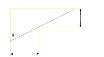 A steel pipe is being carried down a hallway 14 ft wide.At the end of the hall there is a right-angled turn into a narrower hallway 7 ft wide.What is the length of the longest pipe that can be carried horizontally around the corner?
