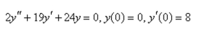 Solve the initial-value problem.