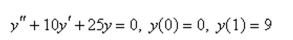 Solve the boundary-value problem, if possible.