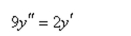 Solve the differential equation.