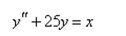 Solve the differential equation using the method of variation of parameters.