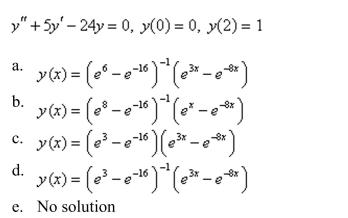 Solve the boundary-value problem, if possible.