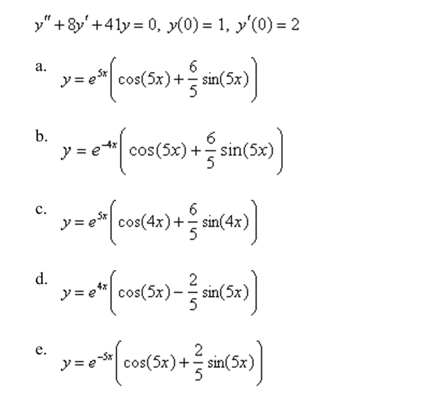 Solve the initial-value problem.