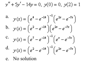 Solve the boundary-value problem, if possible.