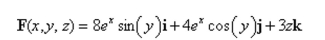 Find the curl of the vector field.