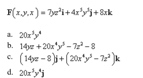 Find the curl of the vector field F.