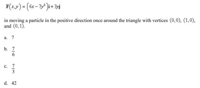 Use Green's Theorem to find the work done by the force