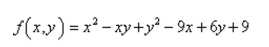 Find the local maximum, and minimum value and saddle points of the function.