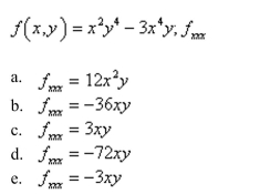 Find the indicated partial derivative.