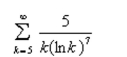 Test the series for convergence or divergence.