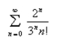 Find the sum of the series.