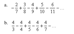 Determine which series is convergent.