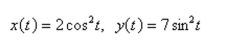 Eliminate the parameter to find a Cartesian equation of the curve.