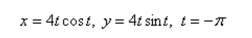 Find an equation of the tangent to the curve at the point corresponding to the given value of the parameter.