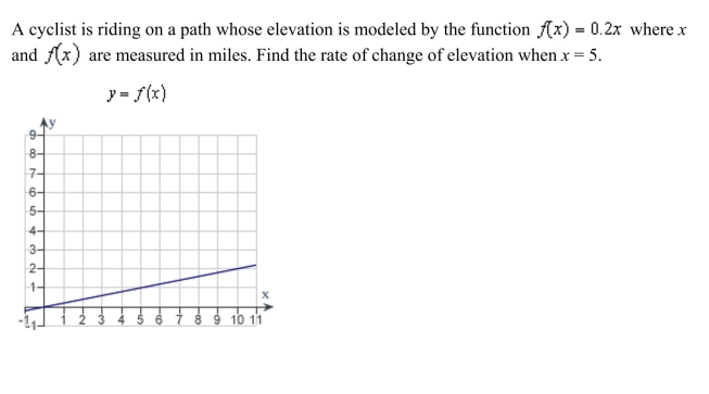 Decide whether the following problem can be solved using precalculus, or whether calculus is required. If the problem can be solved using precalculus, solve it. If the Problem seems to require calculus, use a graphical or numerical approach to estimate the Solution.