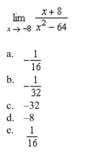 the limit (if it exists).