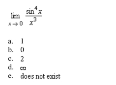 Determine the limit (if it exists).