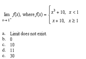the limit (if it exists).