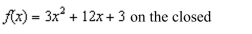 Locate the absolute extrema of the function