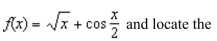 a graphing utility to graph the function absolute extrema of the function on the interval