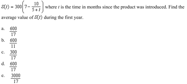 company introduces a new product for which the number of units sold S is