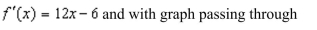 a function f that has derivative the point (5,6).