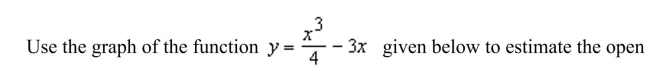 intervals on which the function is increasing or decreasing.