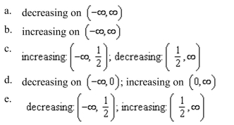 decreasing.