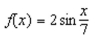 the point of inflection of the graph of the function on the interval