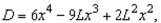 Suppose the deflection D of a beam of length L is where is the distance from one end of the beam. Find the value of x that yields the maximum deflection.