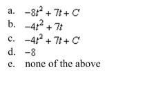 the indefinite integral