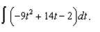 the indefinite integral