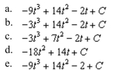 the indefinite integral