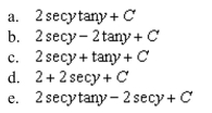 the indefinite integral