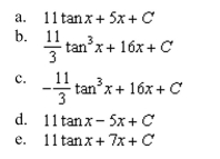 the indefinite integral