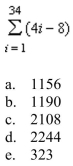 the properties of summation and Theorem 5.2 to evaluate the sum.