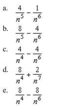 the summation formulas to rewrite the expression summation notation.