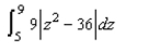 Evaluate the definite integral of the algebraic function. Use a graphing utility to verify your results.