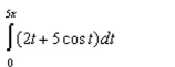 Evaluate the definite integral of the function. Use a graphing utility to verify your results.