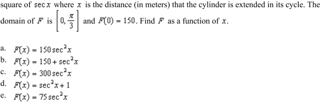 (in newtons) of a hydraulic cylinder in a press is proportional to the