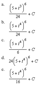 the indefinite integral
