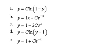 Sketch a few solutions of the differential equation on the slope field and then find the general solution analytically.