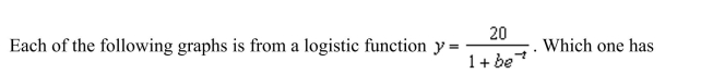 the largest value of b?