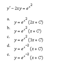 Solve the first order linear differential equation.