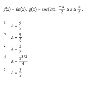 the area of the region bounded by the graphs of the equations.