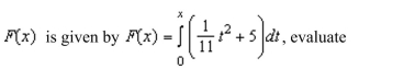 the accumulation function