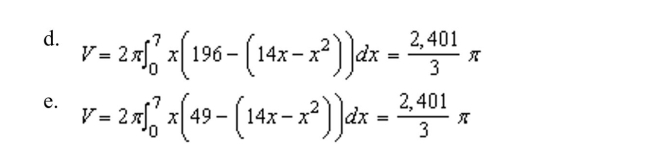 the shell method to set up and evaluate the integral that gives the volume of the solid generated by revolving the plane region about the y-axis.