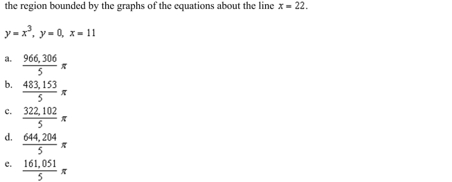 the disk or shell method to find the volume of the solid generated by revolving